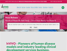 Tablet Screenshot of hvivo.com